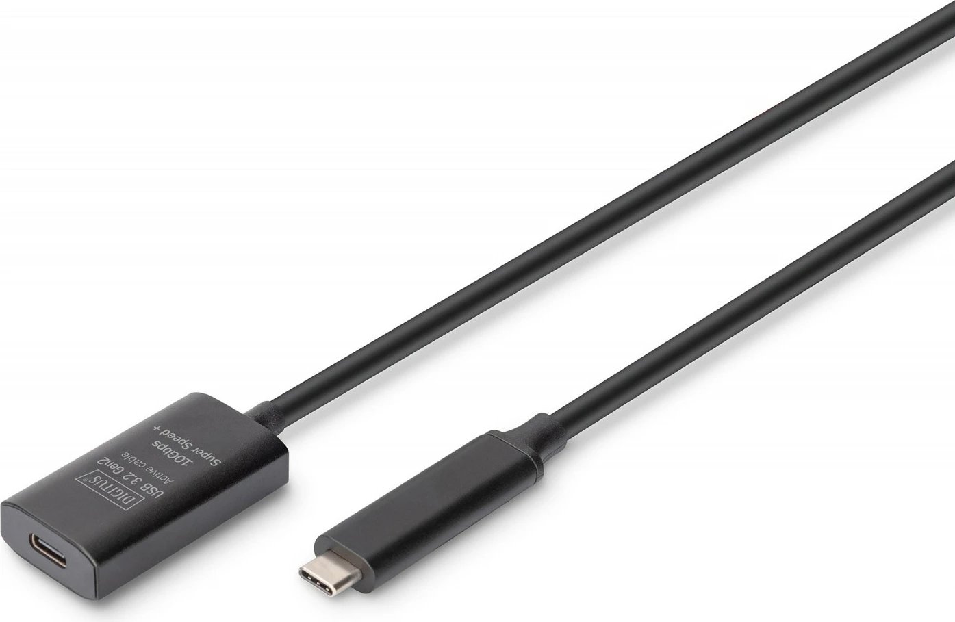 Kabllo zgjatuese aktive USB-C Digitus DA-73112, 5m, E zezë