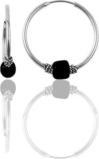 Vath argjendi Jumeon, ngjyrë argjendi dhe e zezë, 11274ROD, 14mm