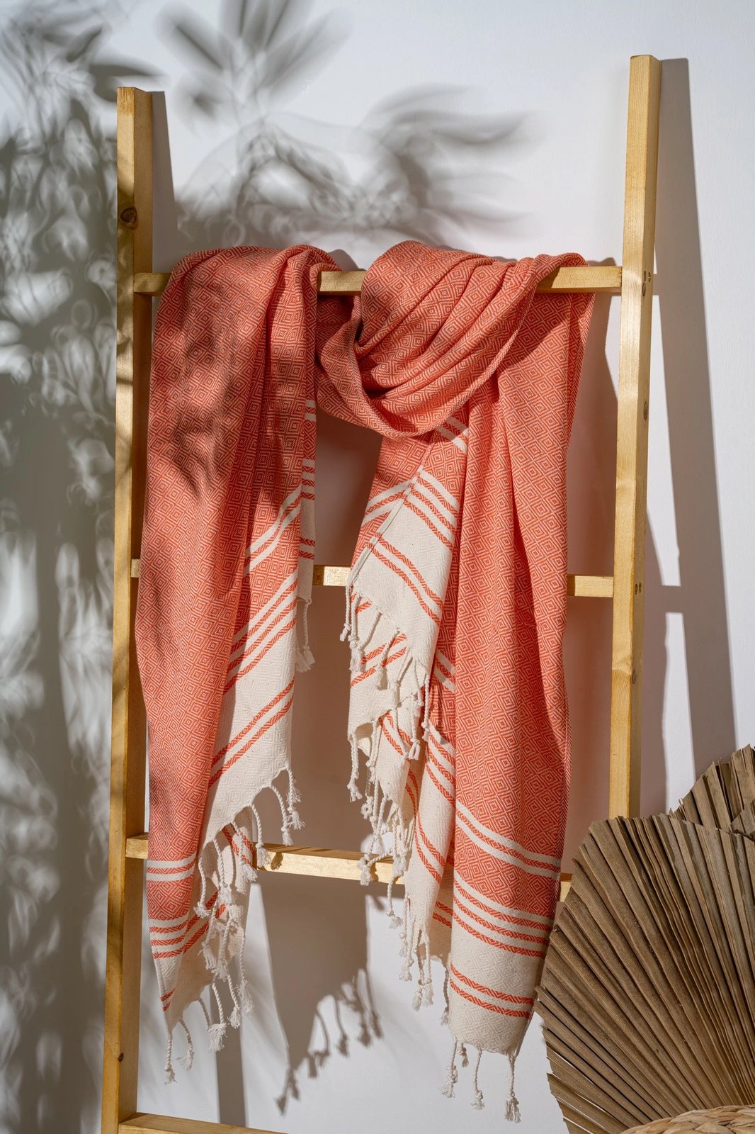 Peshqir plazhi Fouta Mijölnir, New Diamond, portokalli