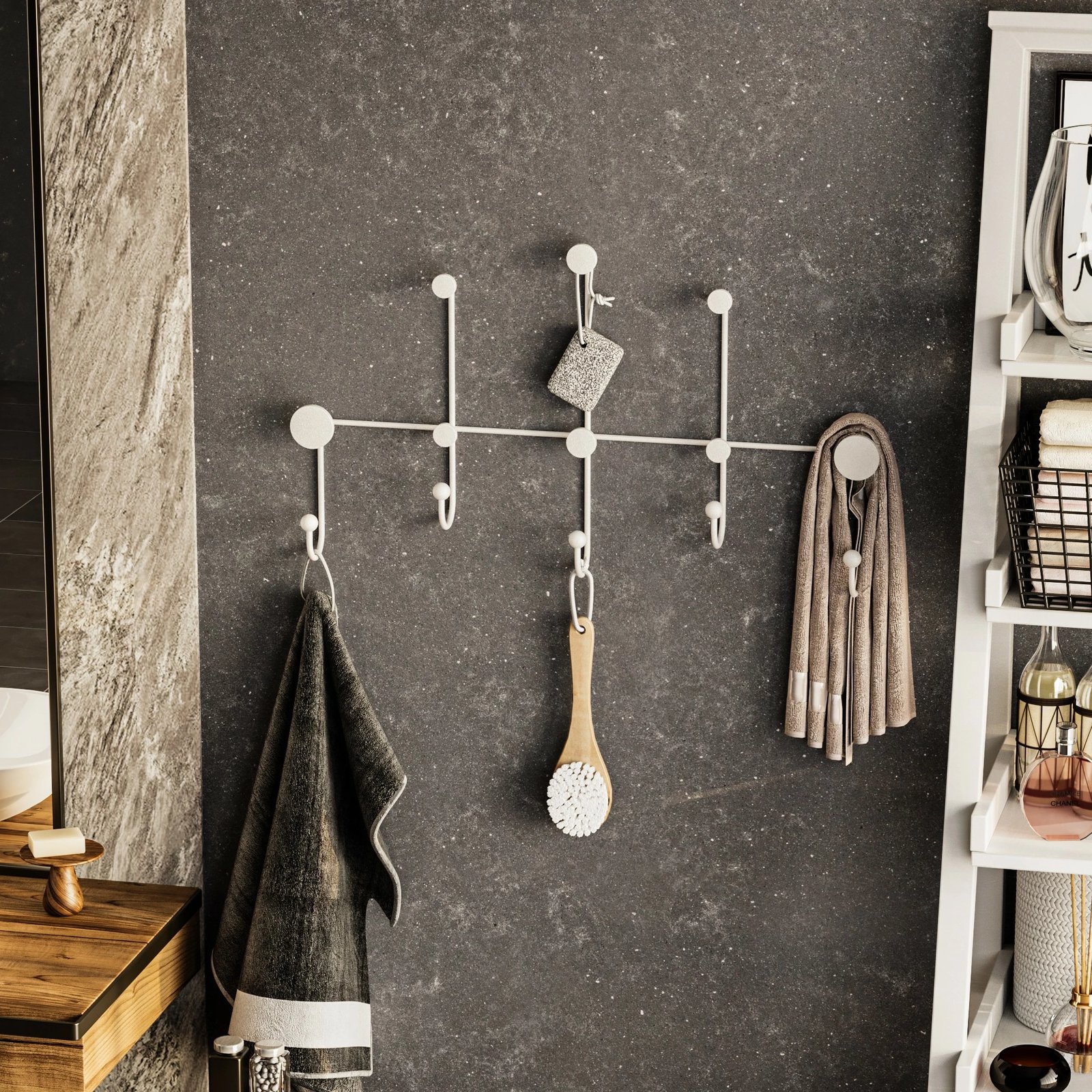 Varëse muri metalike Wallity, Iyon-B, e bardhë