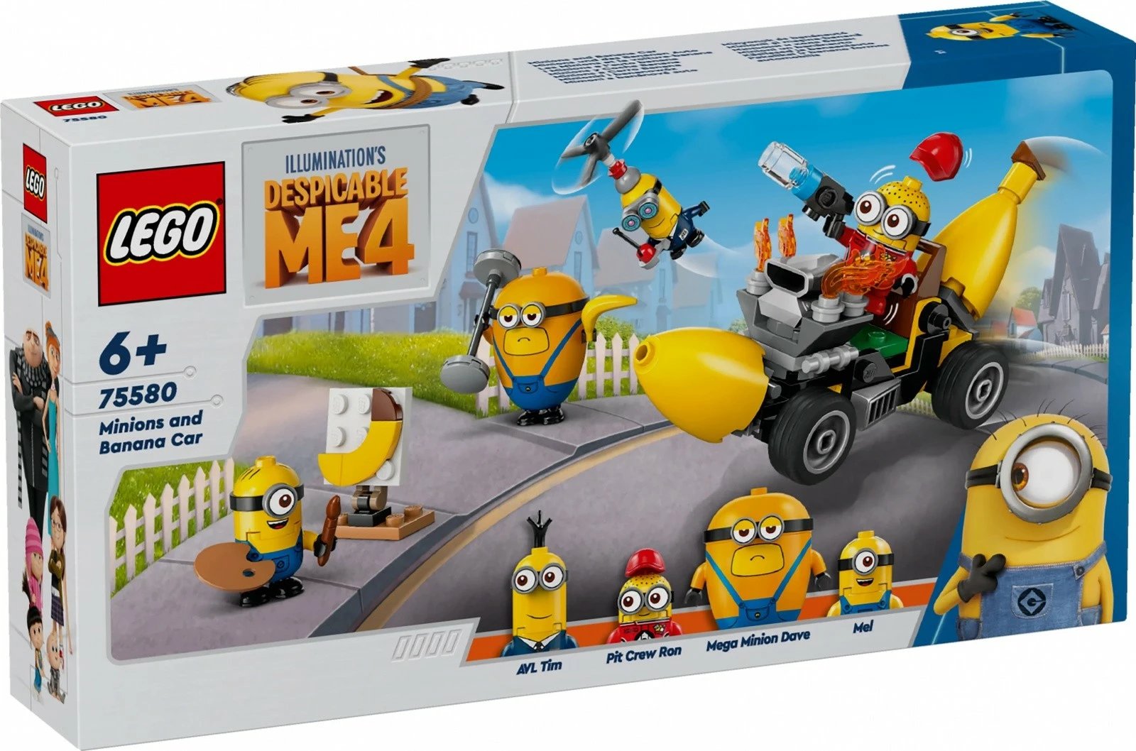 Set LEGO Minions 75580 Minions and Banana Car, 136 pjesë
