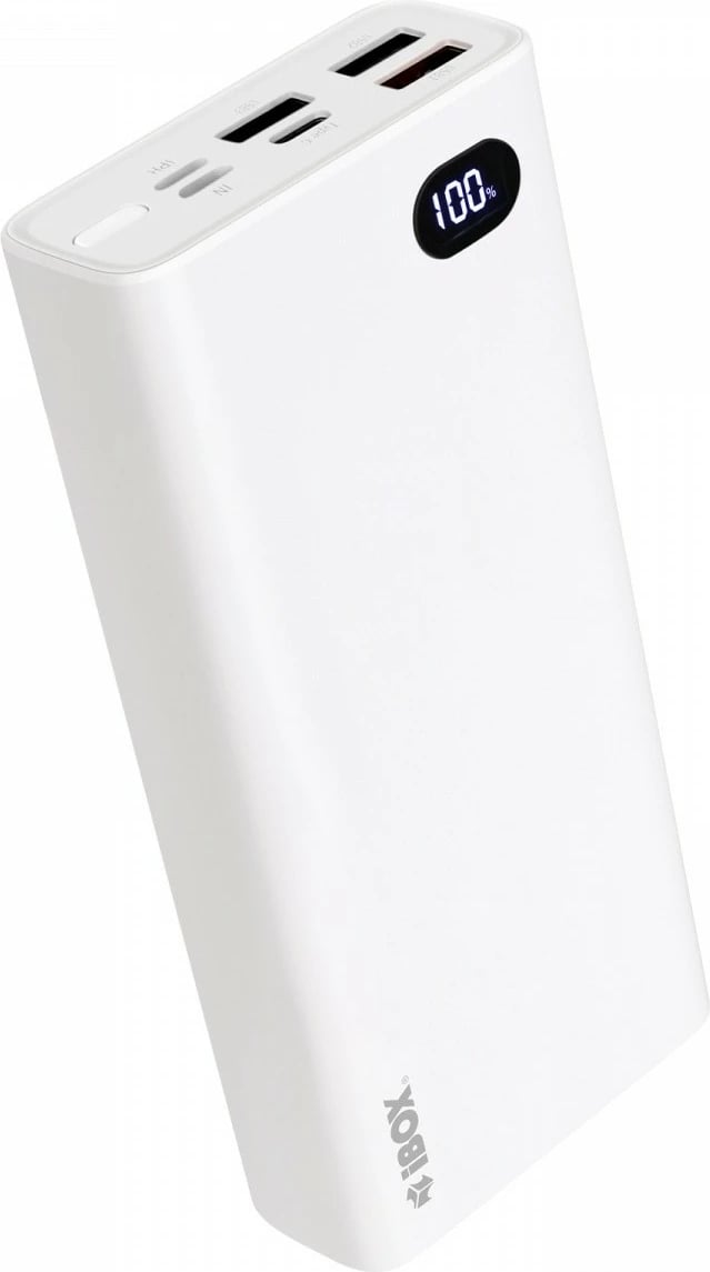 Powerbank iBOX PB20, 20,000 mAh, e bardhë