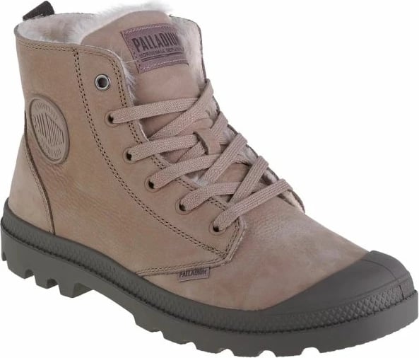 Këpucë Palladium Pampa Hi Zip WL M për meshkuj, ngjyrë krem