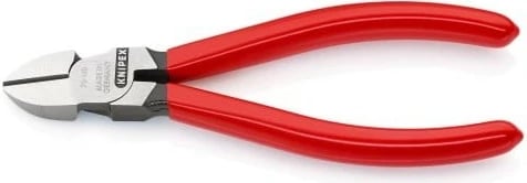 Darë diagonale Knipex 70 01 140, 140mm, dorezë plastike, e kuqe