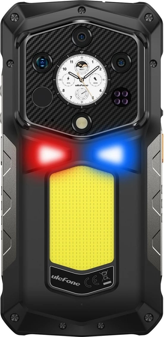 Celular Ulefone Armor 29 Pro Thermal (UF-A29PT) 5G 16/512GB 6.67" AMOLED 120 Hz bateri 21200 mAh IP68/IP69K Black