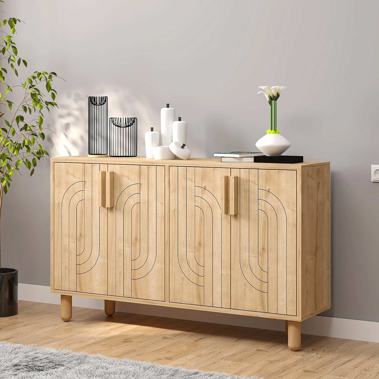Konsol Skye Decor, Rodney - Saphire Oak