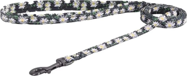 Set për ecje për mace Dogness CAT SET DAISY, litar 1.5m, multikolor