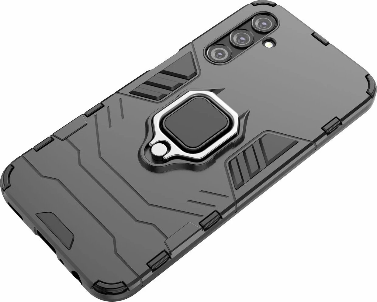 Mbështjellës Hurtel Ring Armor për Samsung Galaxy A24 4G, me unazë, i zi Mbështjellës Hurtel Ring Armor për Samsung Galaxy A24 4G, me unazë, i zi