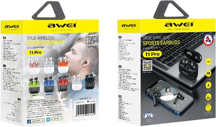 Kufje Me Bluetooth AWEI T1PRO (Bardhë)