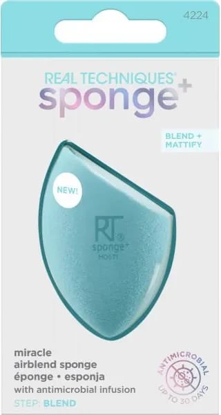 Sfungjer për grim Real Techniques Miracle Airblend, unisex, 1 copë