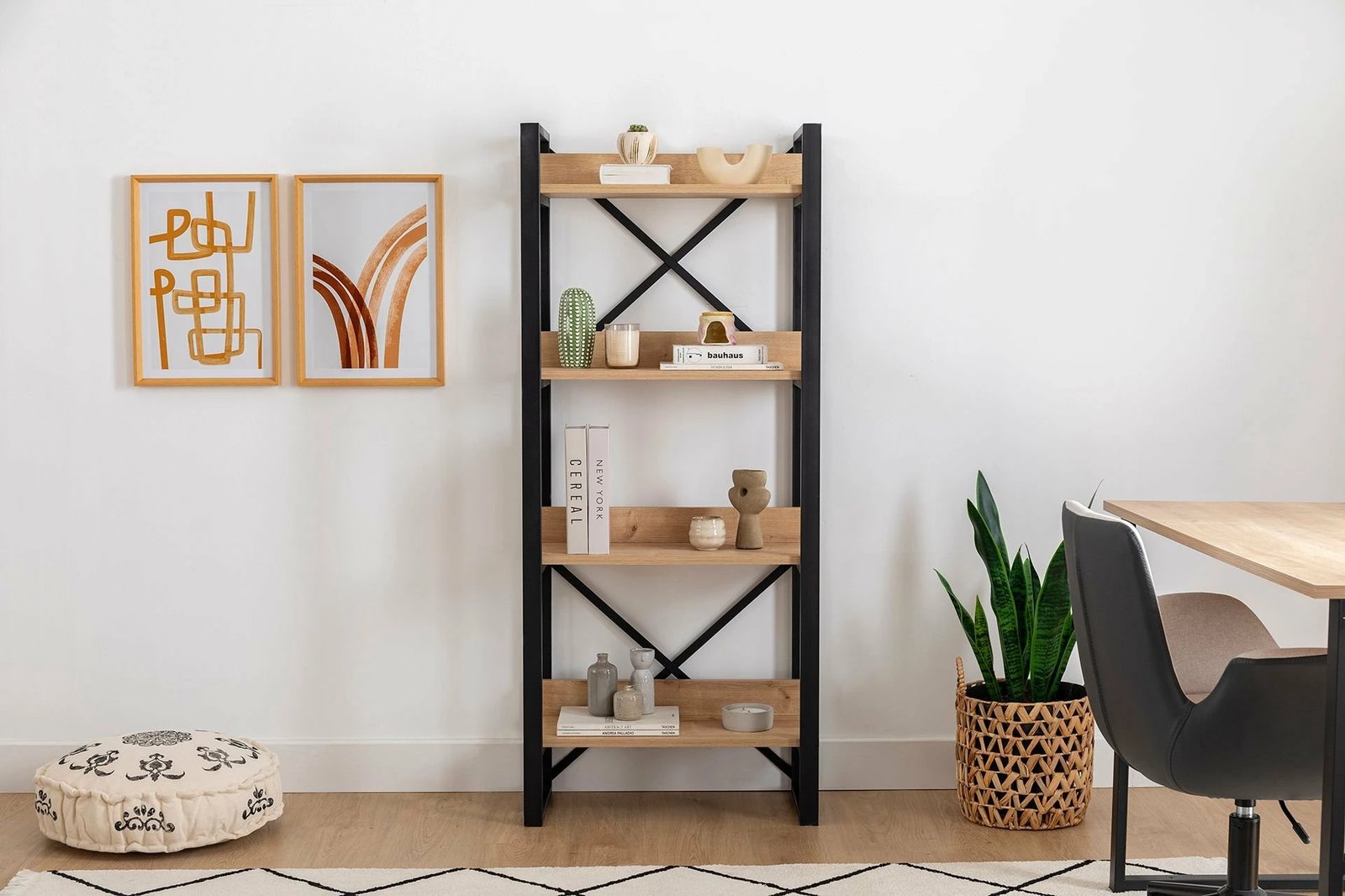 Raft librash Skye Decor, Adisa, ngjyrë safir