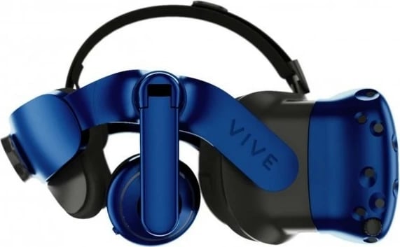 Syze VR HTC Vive Pro 2 Full Kit, 3.5", 4896x2448, me kontrollera dhe stacione baze, zi/blu