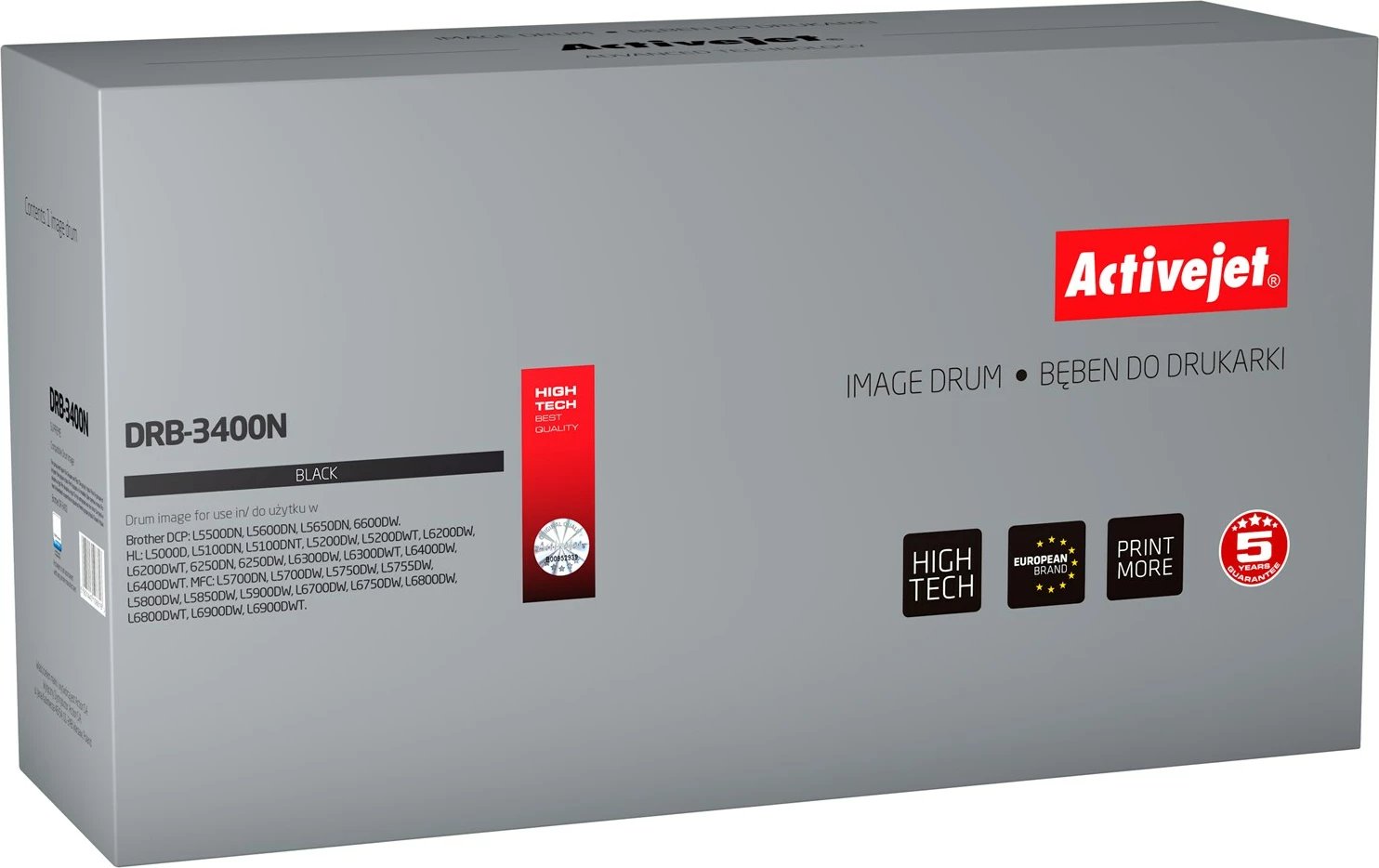 Drum Activejet DRB-3400N për printer Brother, i zi