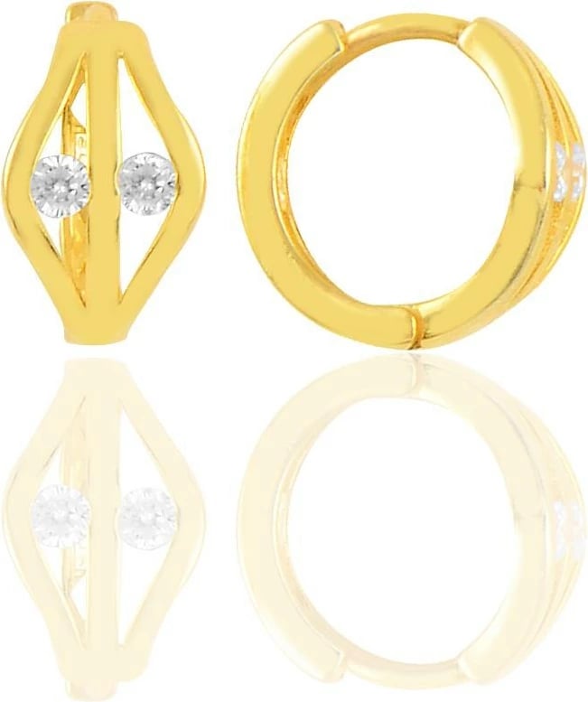 Vathë argjendi ngjyrë ari, Jumeon, 12.6mm, 2g