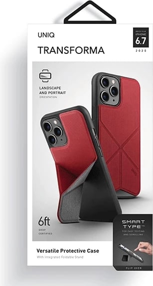 Mbështjellës UNIQ Transforma për iPhone 12 Pro Max, i kuq