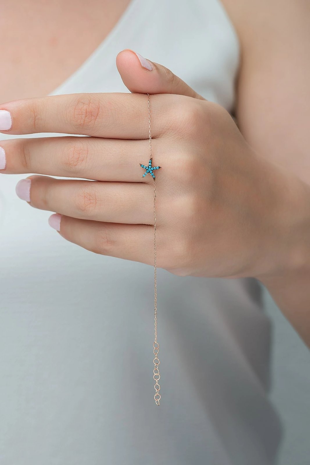 Byzylyk argjendi Jumeon, ngjyrë rozë e artë, TRDYL758