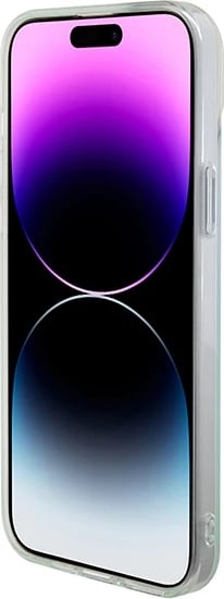 Mbështjellës Guess GUHMP15MHITSQ për iPhone 15 Plus 6.7", IML Iridescent MagSafe, kaltër
