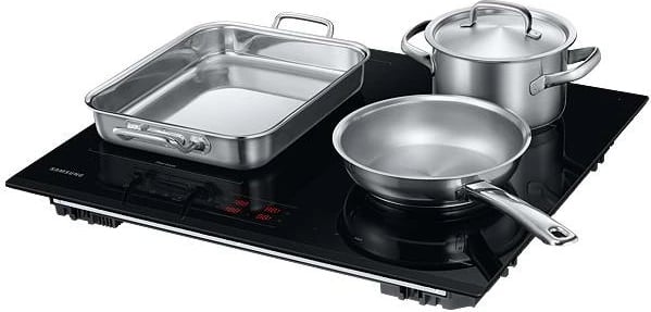 Pllakë gatimi induksion, Samsung, NZ64B5045GK/U2, 4 zona, Flex Zone, 7.4 kW, Wi‑Fi