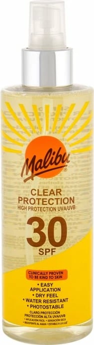Losion për diell spray Malibu Clear Protection SPF30, 250ml
