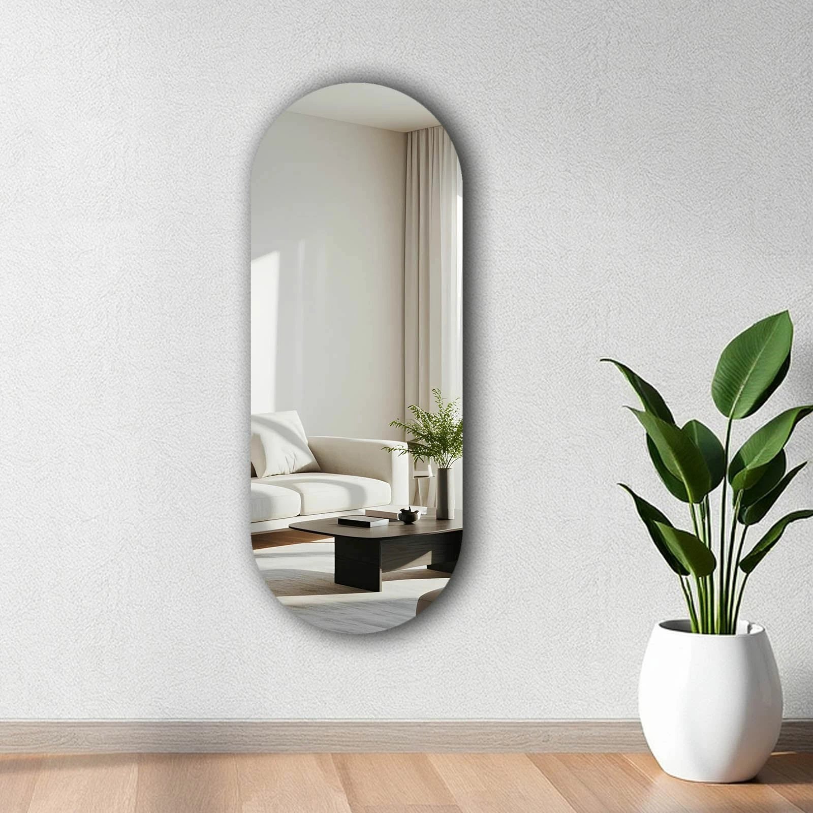 Pasqyrë Skye Decor, shumëngjyrëshe, 52x135cm, 52135Ayna-004