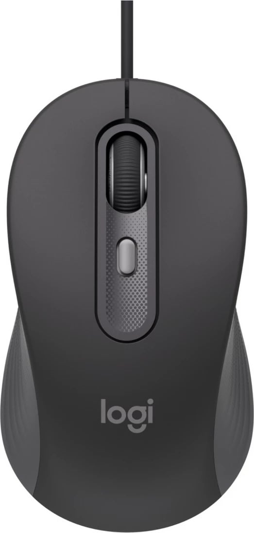 Maus, Logitech, Signature M520 L 910-007511, madhësi standarde me kabllo, Graphite
