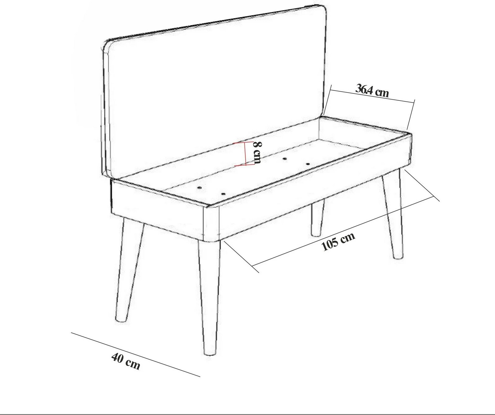 Set mobiljesh për korridor, ngjyrë sonomo dhe e gjelbër, Skye Decor, 726 - 1070