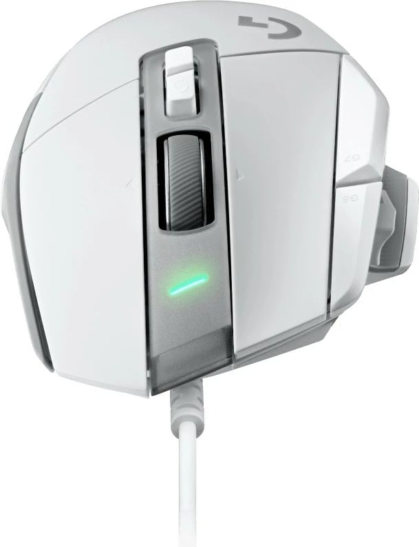 Maus gaming Logitech G502 X, USB, i bardhë