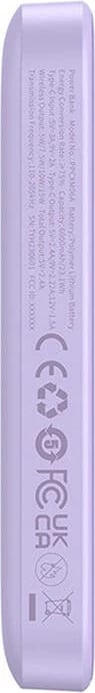 Powerbank Baseus Magnetic Mini 6000 mAh 20W, vjollcë