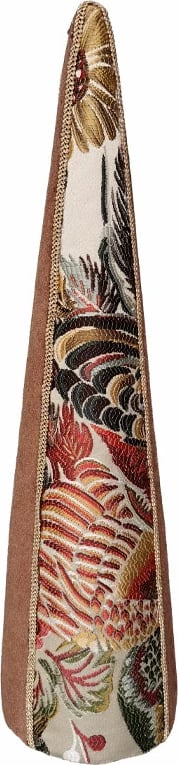 Dekoratë pemë për Krishtlindje, brokadë Monteregian, shumëngjyrëshe, shkumë, material tekstili, 12x12x46cm Dekoratë pemë për Krishtlindje, brokadë Monteregian, shumëngjyrëshe, shkumë, material tekstili, 12x12x46cm