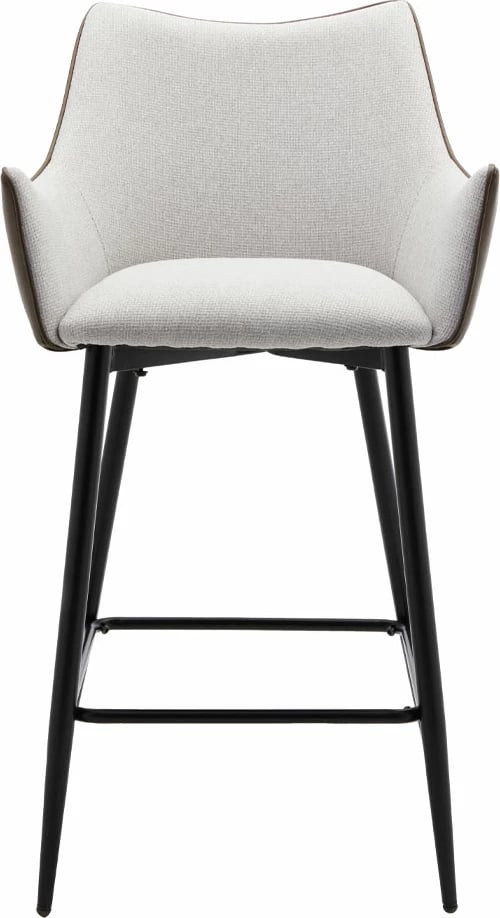 Karrige për bar Malone, bezhë dhe ulli, 38x51x96