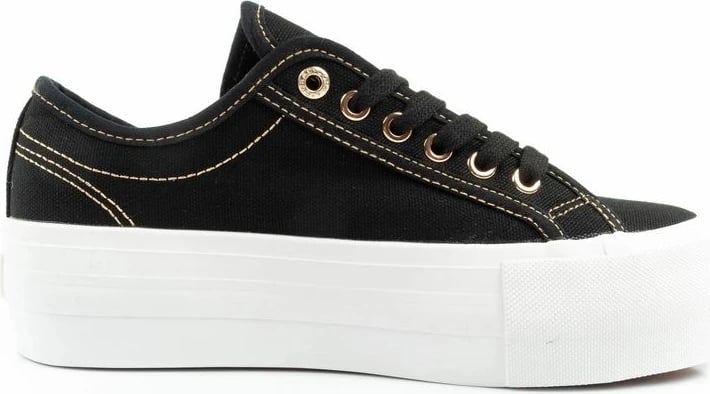 Atlete platforme për femra Lee Cooper, të zeza me të arta