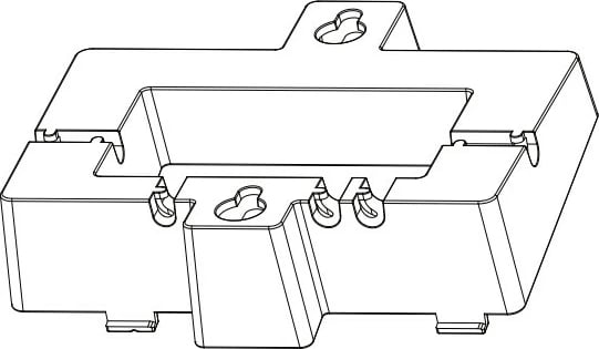 Kit montimi muri Grandstream GRP260x, i zi, gri