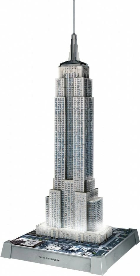 Puzzle 3D Ravensburger Empire State Building, 241 pjesë, me LED Puzzle 3D Ravensburger Empire State Building, 241 pjesë, me LED