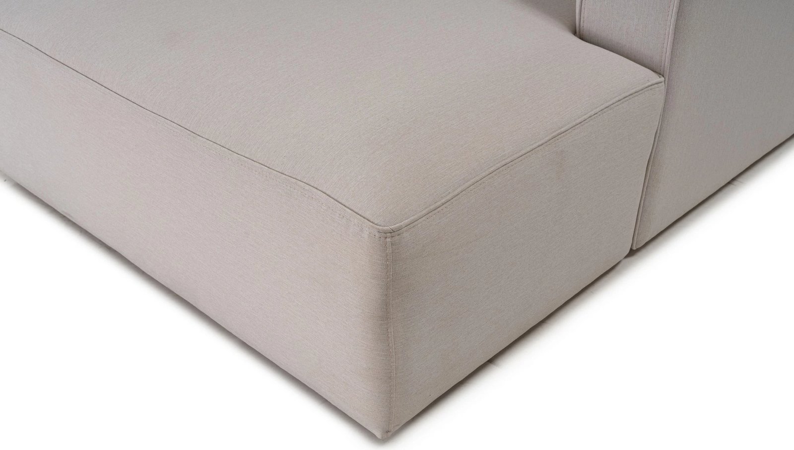 Këndore Mora XL, kënd i majtë, ngjyrë ecru