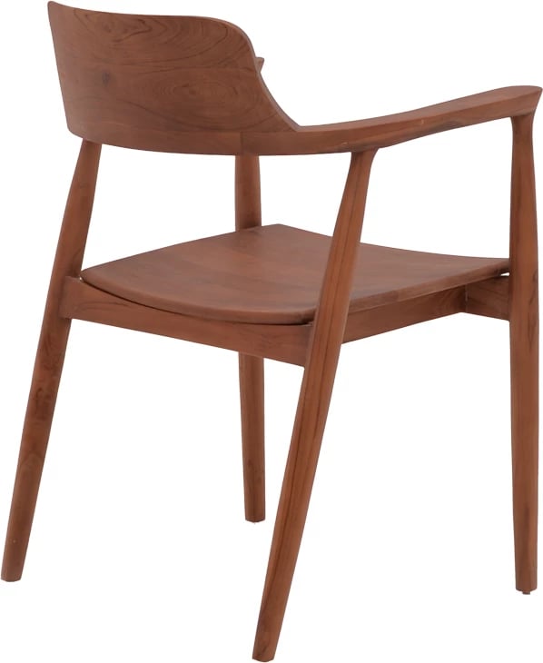 Karrige Jambene, ngjyrë arre, dru teak, 57x54x79cm