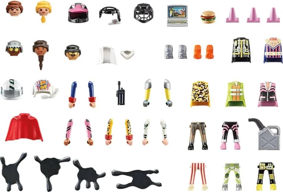 Set figurash Playmobil My Figures Stunt Show, 74 pjesë