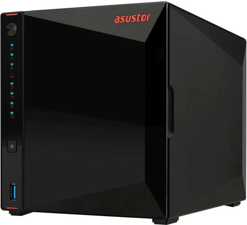 NAS Asustor AS5404T, 4GB RAM, 8 disqe, HDMI, USB 3.2