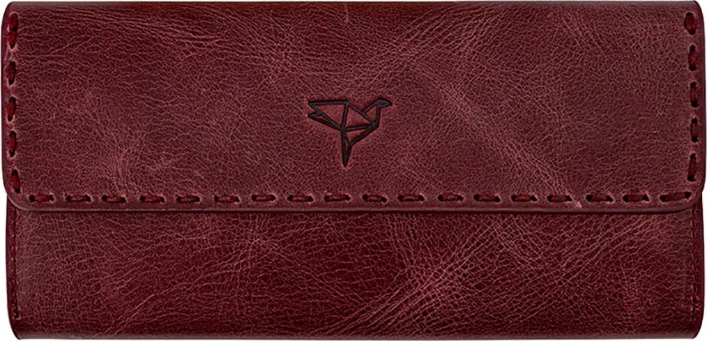Portofol për gra, ngjyrë e kuqe Claret, Zoozie Bags, Pavia