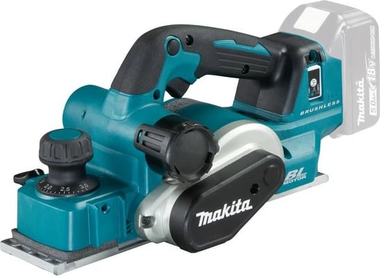 Elektrohobel Makita DKP181, brushless, pa bateri, blu