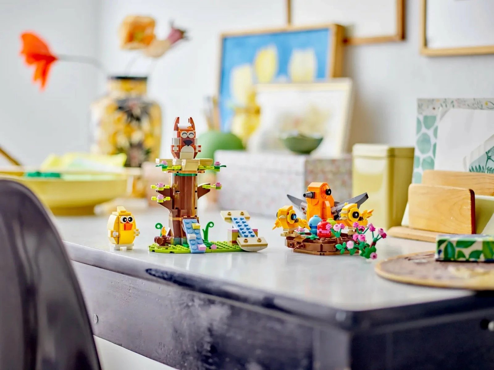 Set LEGO Spring Playground for Animals 40709, 172 pjesë, plastikë, shumëngjyrëshe