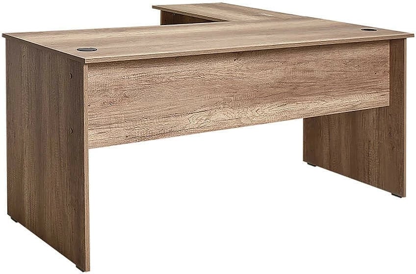 Tavolinë pune Hanah Home, Rms-320-Tt-1, ngjyrë arrë e çelët, 160x75x144cm
