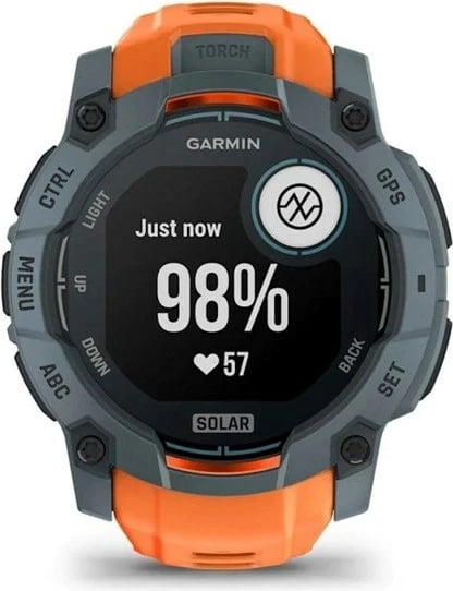 Smartwatch Garmin Instinct 3, 1.1", GPS, portokalli