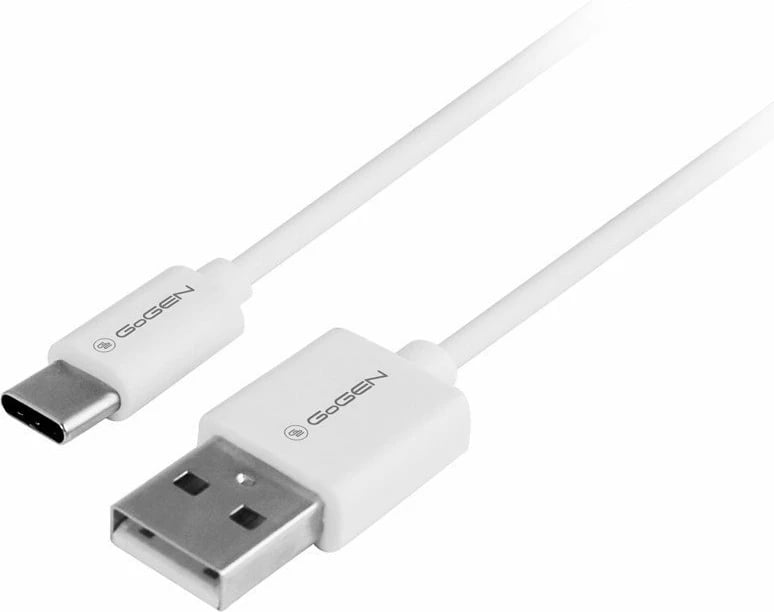 Kabllo Usb GOGEN GOGUSBAC200MM01 (Bardhë, 0.5m)