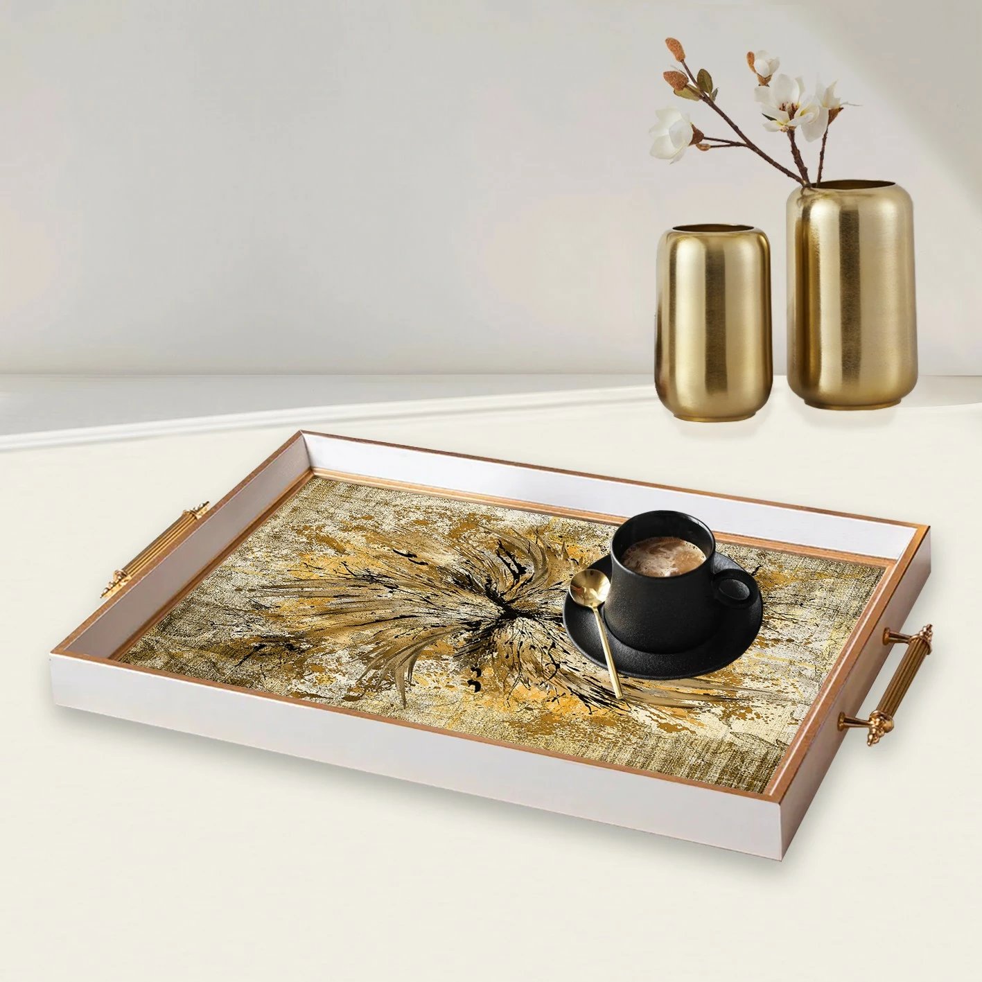 Tabaka xhami dizajn artistik, shumëngjyrëshe, TPB9860