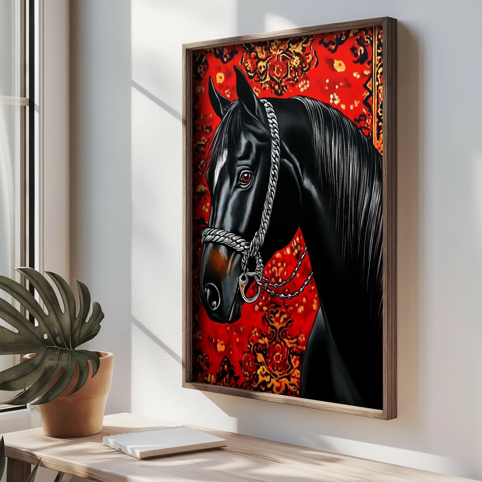 Pikturë dekorative me kornizë MDF, Wallity, TUN049-XL, shumëngjyrëshe, 50x70x3.5cm