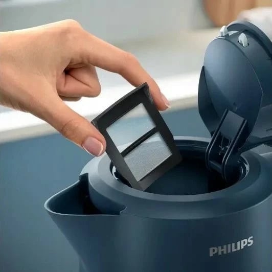 Çajnik elektrik Philips HD9411/70, 1.7L, 2200W, kaltër