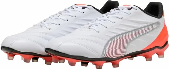 Atlete futbolli për meshkuj Puma, të bardha-portokalli