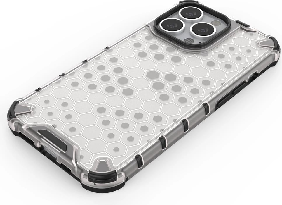 Mbështjellës Hurtel Honeycomb për iPhone 13 Pro, Jeshil