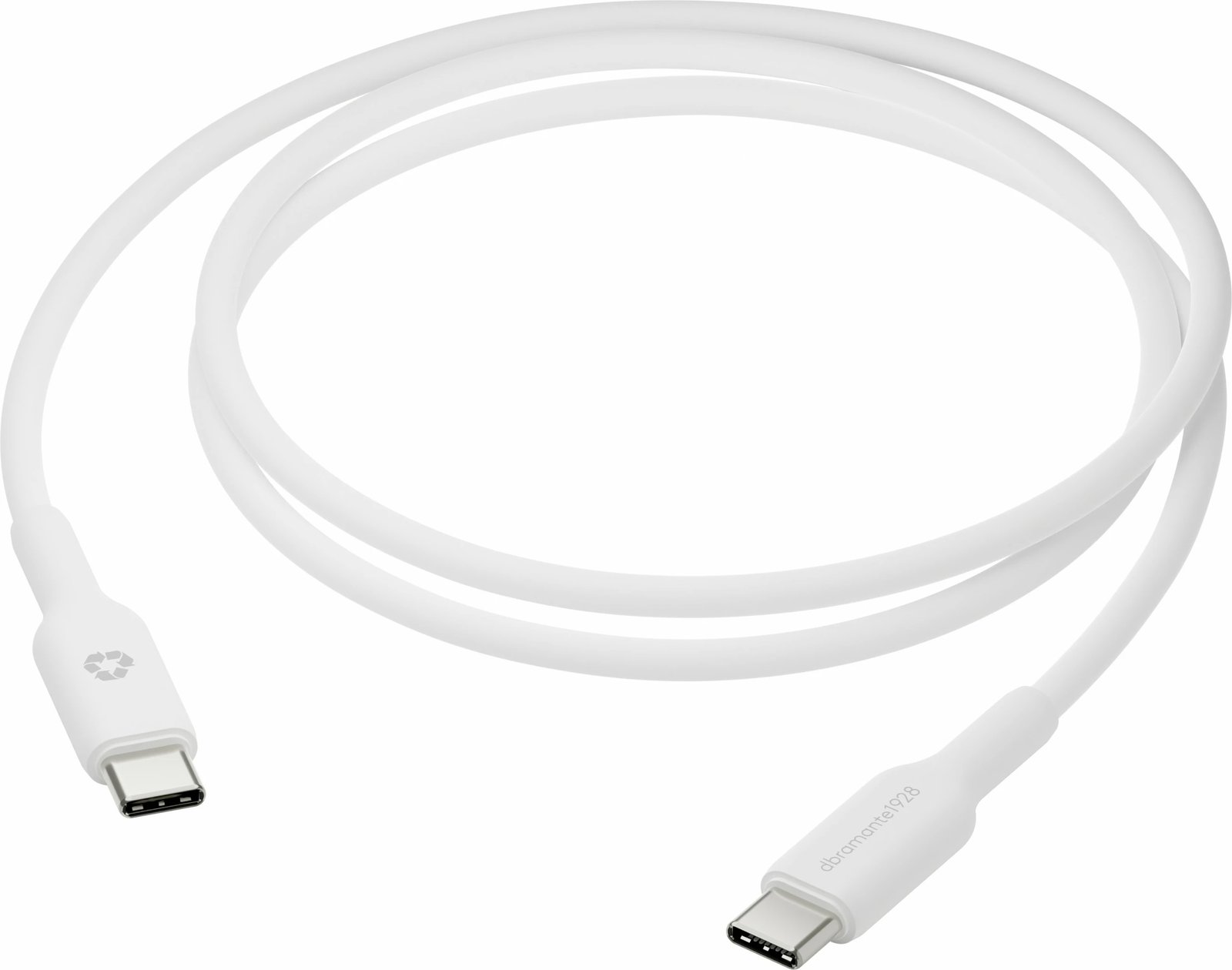 Kabllo USB-C në USB-C dbramante1928 1m, e bardhë