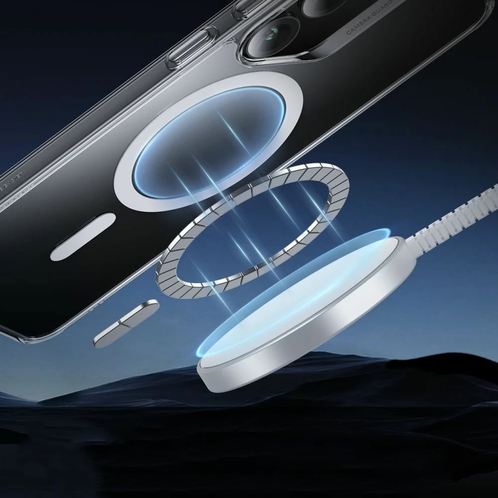 Mbështjellës ESR Classic Hybrid HaloLock për Samsung Galaxy S25+, Transparent